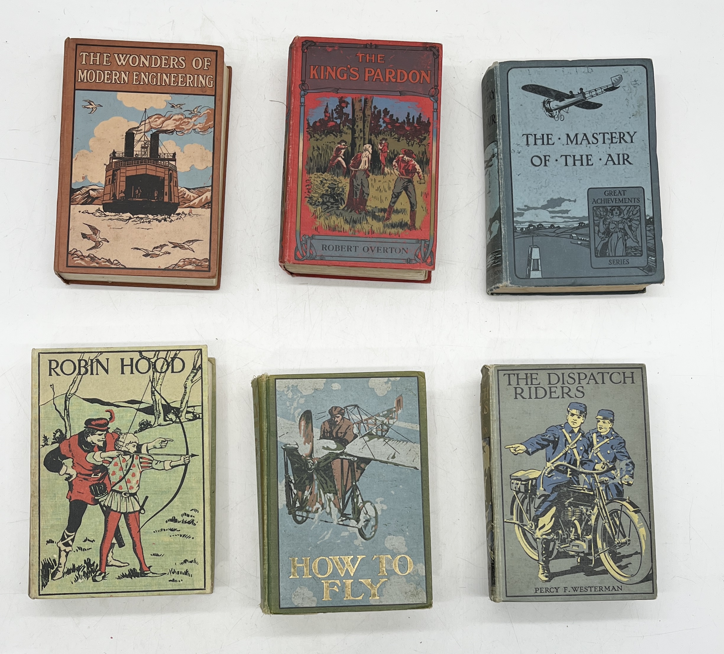 A collection of early 20th books with decorative binding many on the subject of transportation, - Image 3 of 3