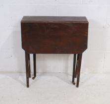 A mahogany Sutherland table, A/F