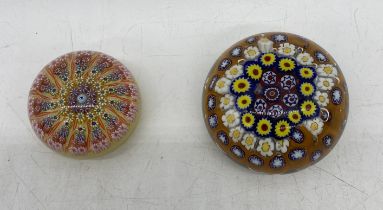 A Perthshire paperweight along with one other