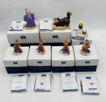 A collection seven boxed Walt Disney Showcase Collection Cinderella related figurines including