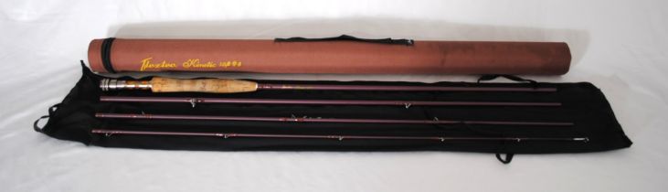 A Flextec Kinetic 10ft #6 fly fishing rod, with case and inner bag