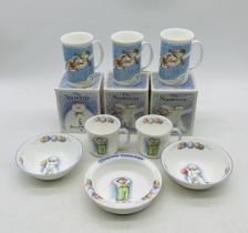 A small collection of The Snowman Gift Collection china by Royal Doulton including three boxed