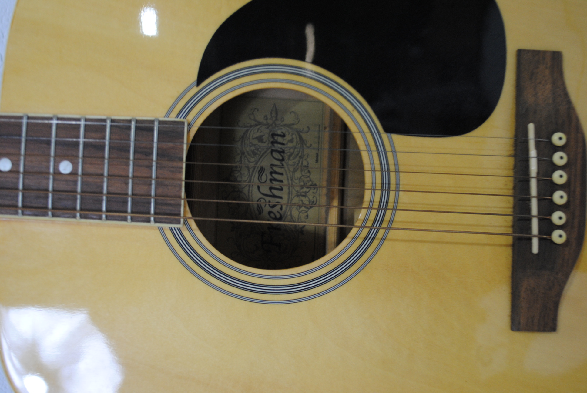 A Freshman six string acoustic guitar, with soft case and accessories - Image 8 of 10