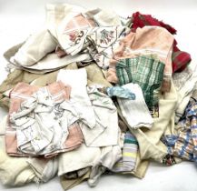 A large quantity of vintage fabric