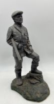 A limited edition resin figure by Angela Bishop "Sporting Gun" (4/25) height 42cm