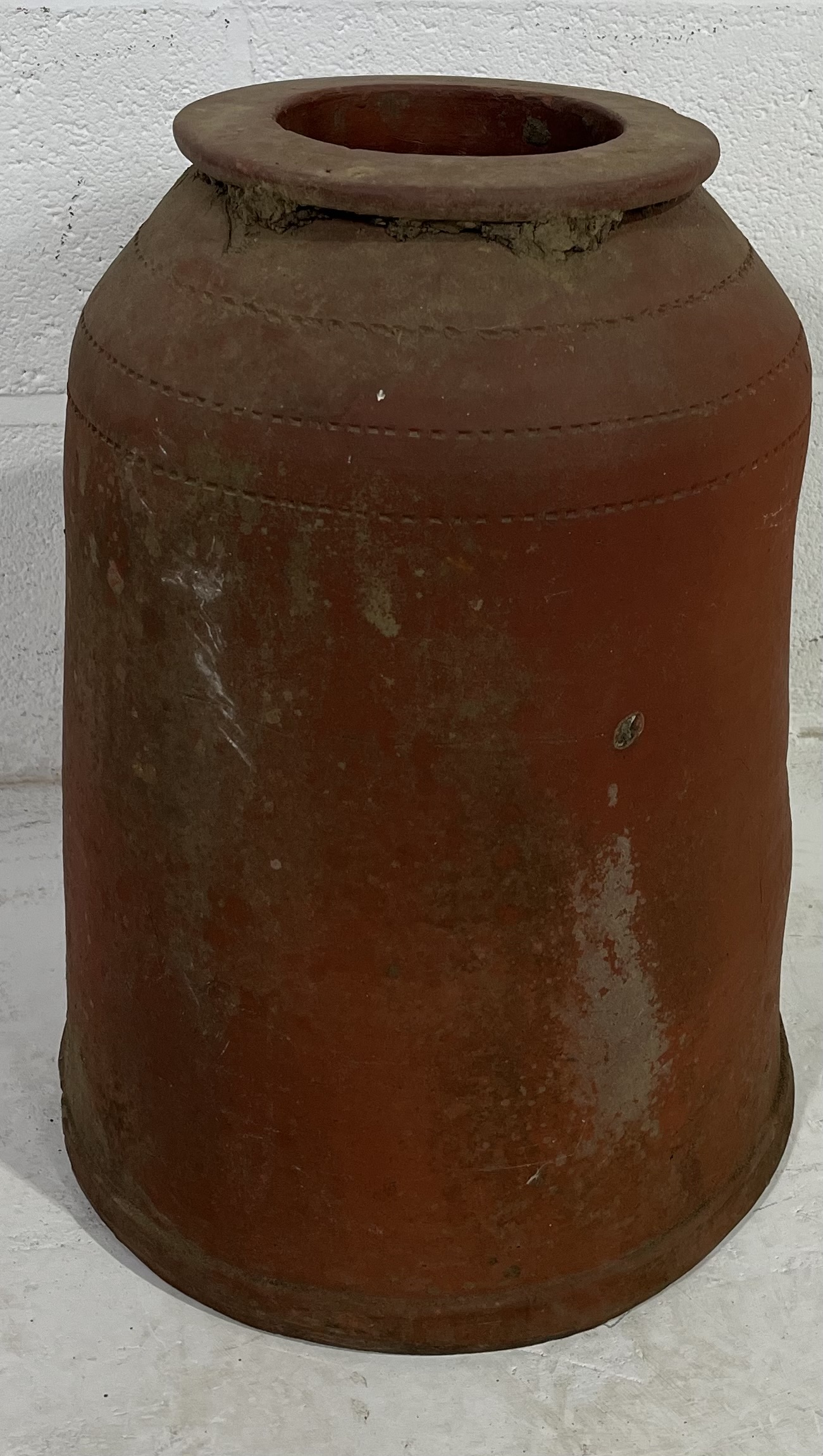 A vintage terracotta weathered rhubarb forcer - Image 3 of 4