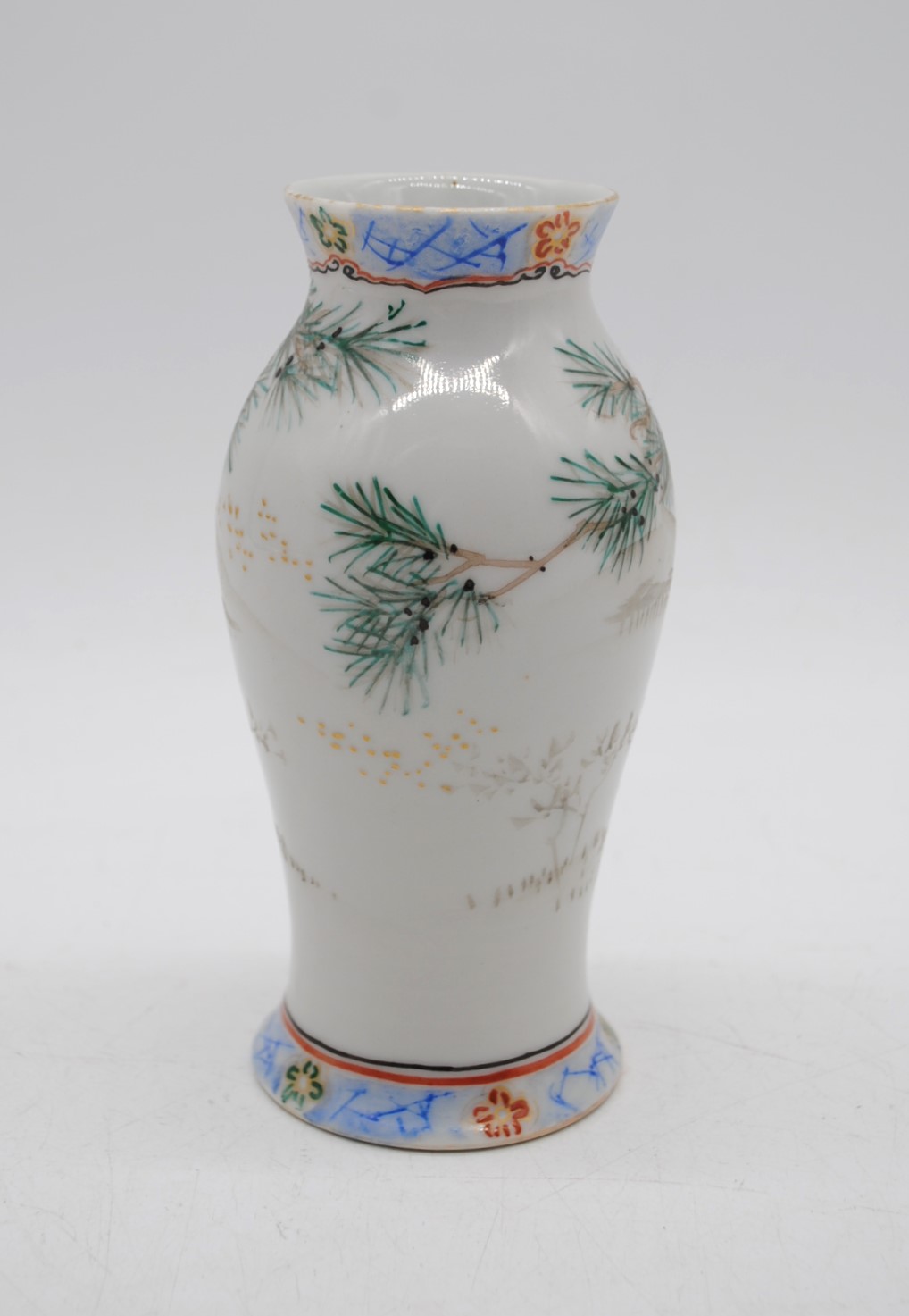 A small collection of Chinese porcelain, including a baluster vase with character mark to base, a - Image 3 of 11