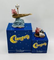 Two boxed Robert Harrop Designs Clangers figurines including a limited-edition Small Clanger & the