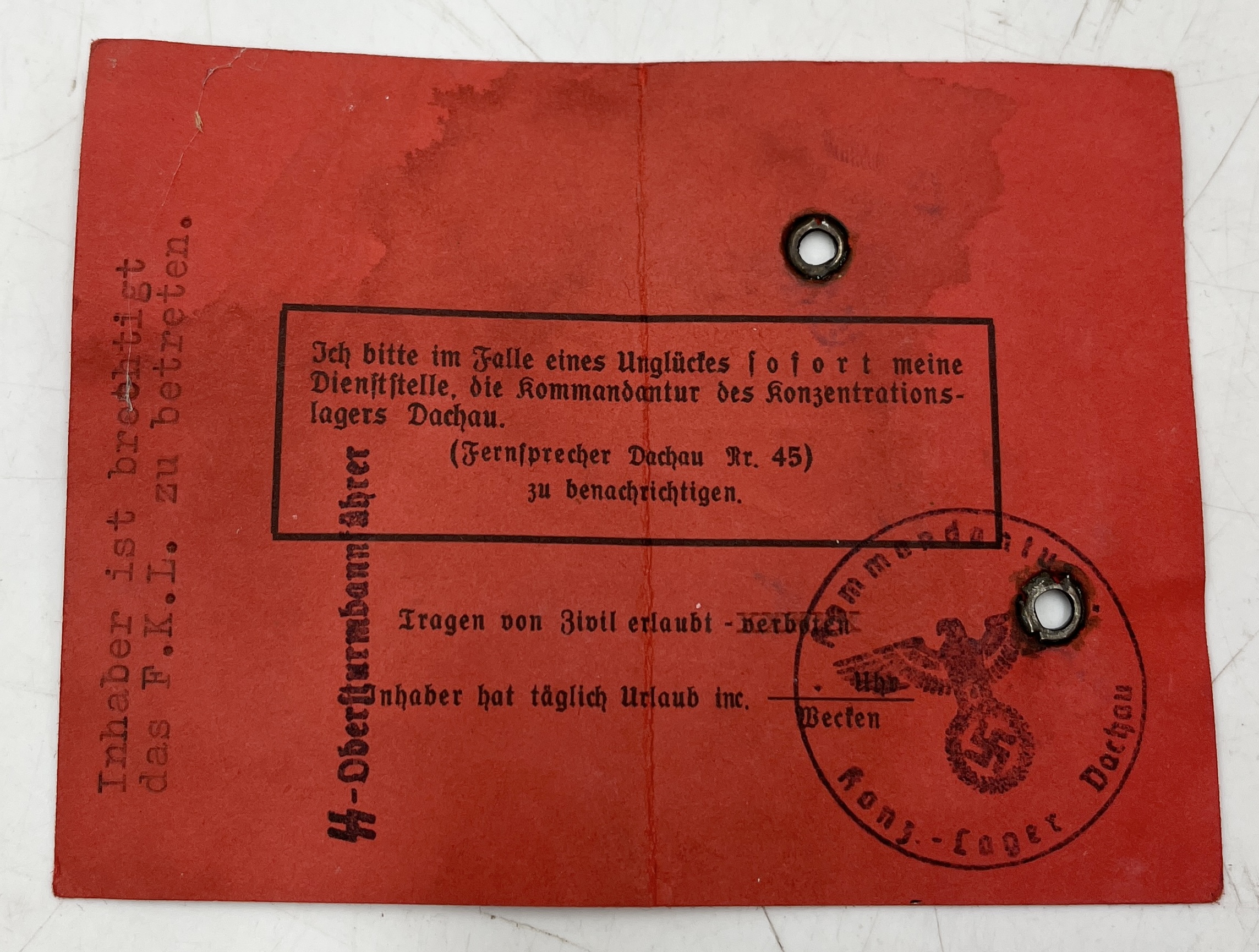 A Third Reich German WWII SS Soldbuch named to SS Standarten oberjunker Ernst Gschmeidler, very - Image 3 of 7