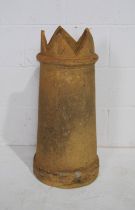 A terracotta chimney pot - height 71cm