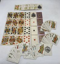 Two full sets (52) of Victorian Willis & Co. playing cards circa 1875 along with a part set (47 of