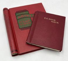 Two stamp albums containing a number of 18th and 19th century worldwide stamps