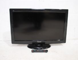 A Panasonic TX-L32X20B 31" TV with remote