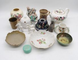 A small quantity of various ceramics, including Wedgwood, Spode, Port Merion etc.