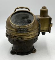 A brass binnacle ships compass, patent 1151A serial number M683K