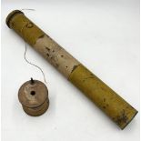 WW2 RAF Box Kite in original transit tube along with cotton reel