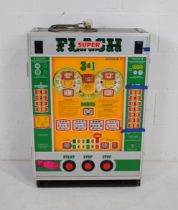 A Bergmann Automaten Super Flash slot machine - untested - length 59cm, depth 25.5cm, height 84.5cm