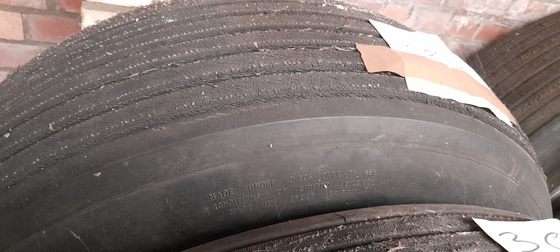 Concorde Tyre from the 101 Duxford Museum changed after the final flight. - Image 13 of 14