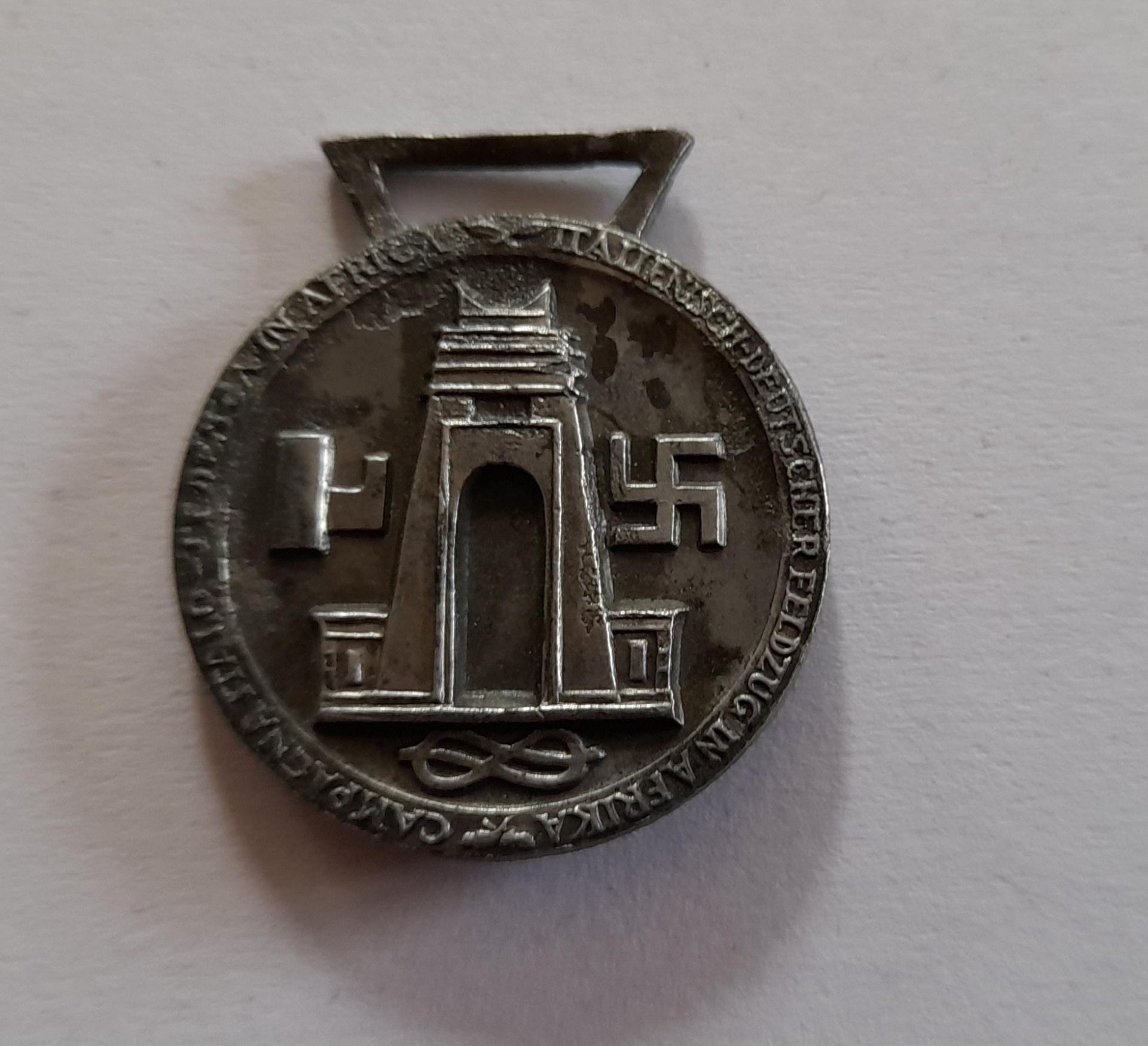 WW11 German and Italian campaign in Africa, white metal FROM DUXFORD AVIATION