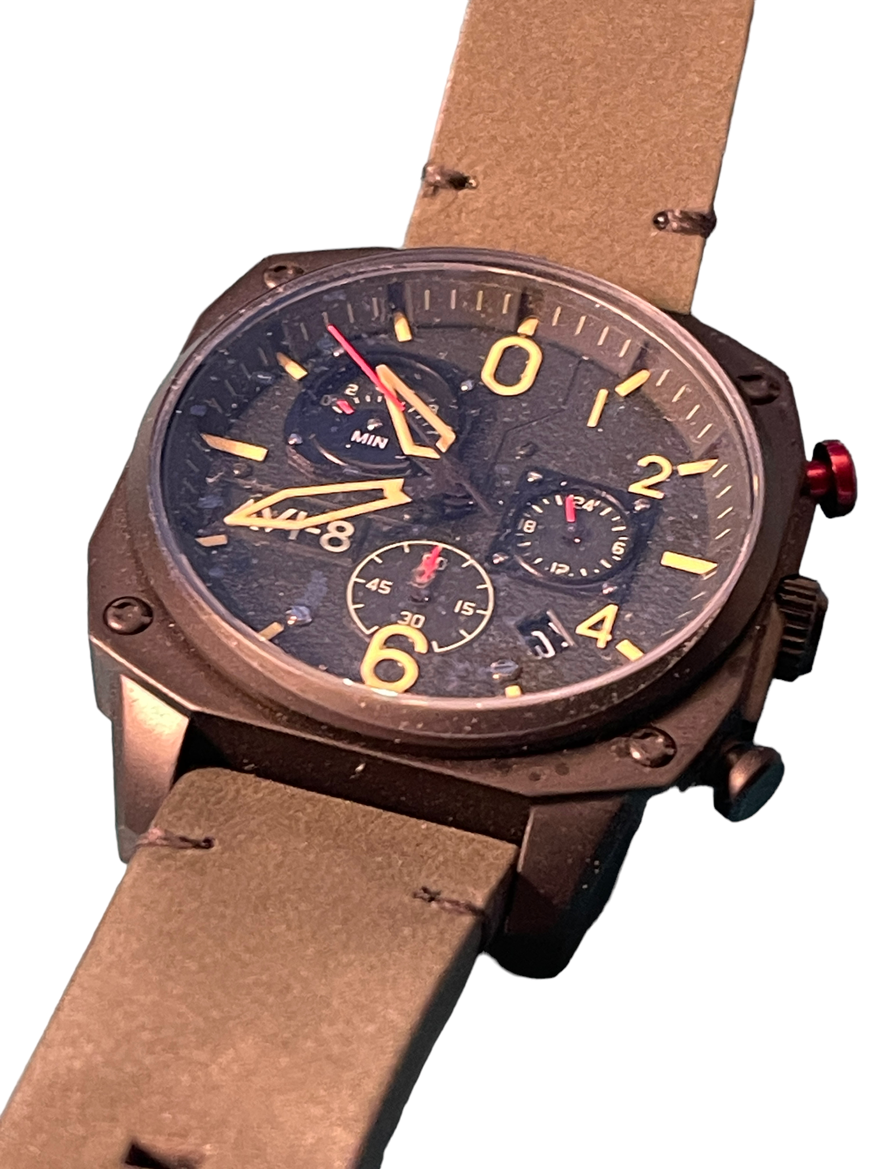 Av-8 men's aviation dial instrument watch - Image 3 of 4