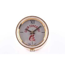 Club Concorde, a novelty desk clock/watch, the sheared cyclin...Swiss movement Aviation