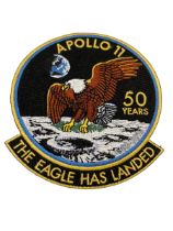 NASA  APOLLO 11 THE EAGLE HAS LANDED  PATCH  SPACE