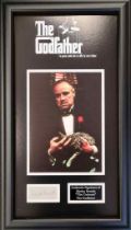 MARLON BRANDO "GODFATHER" SIGNED MONTAGE AFTAL