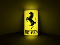 Ferrari illuminated sign new