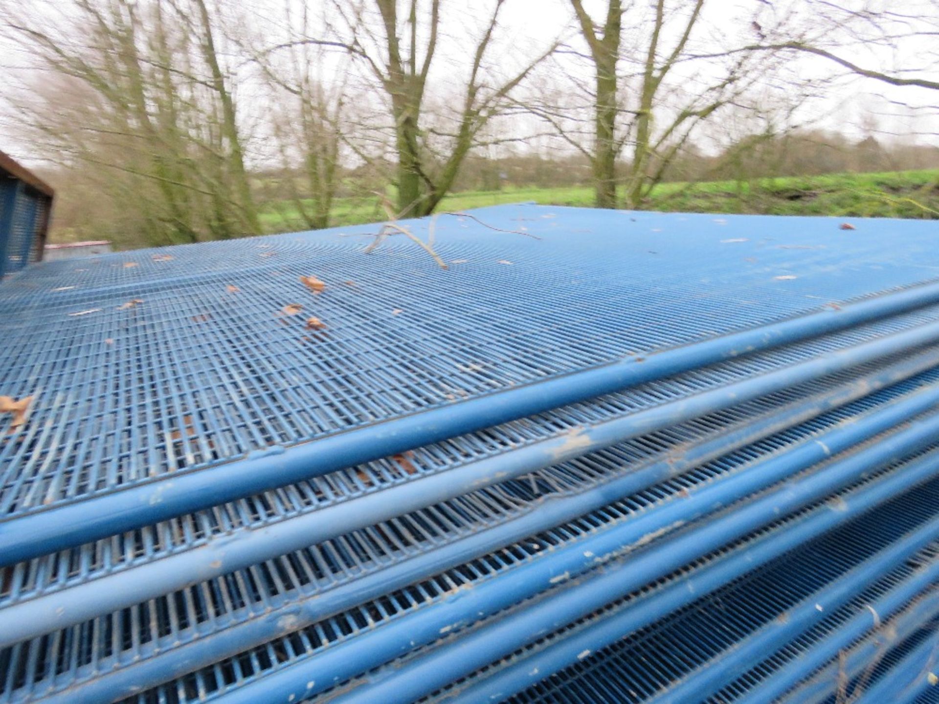 SECURITY COMPOUND EXTRA HEAVY DUTY ANTI CLIMB MESH COVERED FENCE PANELS ALSO POTENTIALLY CAN BE USED - Image 2 of 4