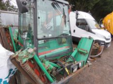 RANSOMES COMMANDER 3500DX 5 GANG MOWER, 4WD, 3138 REC HOURS. KUBOTA ENGINE. WHEN TESTED WAS SEEN TO