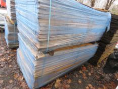 LARGE STACK (2 X PACKS) OF UNTREATED SHIPLAP TIMBER FENCING BOARDS: 1.72M LENGTH APPROX.