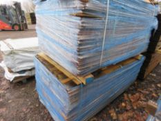 LARGE STACK (2 X PACKS) OF UNTREATED SHIPLAP TIMBER FENCING BOARDS: 1.83M LENGTH APPROX.
