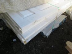 STACK OF WOODEN INTERIOR DOORS, MOST APPEAR UNUSED. THIS LOT IS SOLD UNDER THE AUCTIONEERS MARGIN