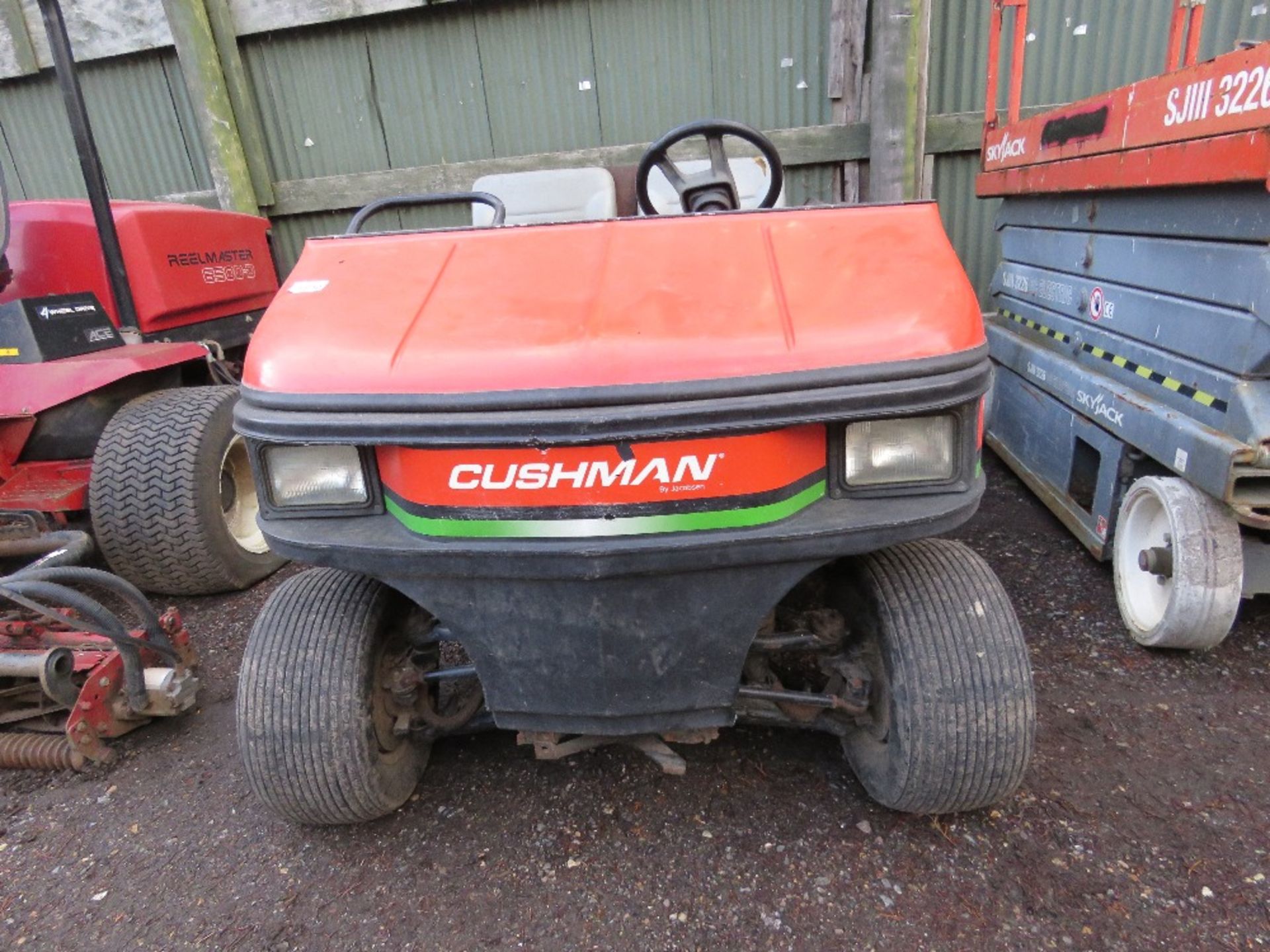 CUSHMAN TURF TRUCKSTER 2WD DIESEL ENGINED GROUNDS MAINTENANCE VEHICLE, 2283 REC HOURS. WHEN TESTED W - Image 3 of 8