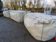 3 X LARGE FALL ARRESTOR BAGS, 8FT X 5FT APPROX. THIS LOT IS SOLD UNDER THE AUCTIONEERS MARGIN SCH