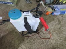 KNAPSACK SPRAYER PLUS A GAS TORCH. THIS LOT IS SOLD UNDER THE AUCTIONEERS MARGIN SCHEME, THEREFOR