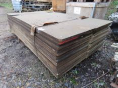 PALLET OF RACKING BOARDS 2.4M X 0.6M APPROX.