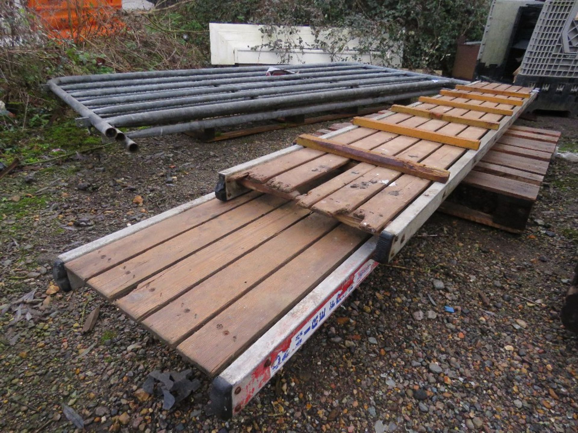 2 X STAGING BOARDS, 10FT AND 8FT LENGTH APPROX. THIS LOT IS SOLD UNDER THE AUCTIONEERS MARGIN SCH - Image 2 of 2