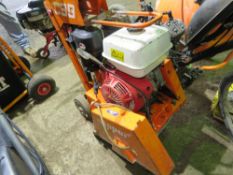 CLIPPER C99 PETROL ENGINED FLOOR SAW. THIS LOT IS SOLD UNDER THE AUCTIONEERS MARGIN SCHEME, THERE