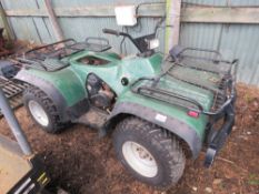 DIABLO DIESEL ENGINED 2WD QUAD BIKE. WHEN TESTED WAS SEEN TO TURN OVER BUT NOT STARTING. THIS LOT