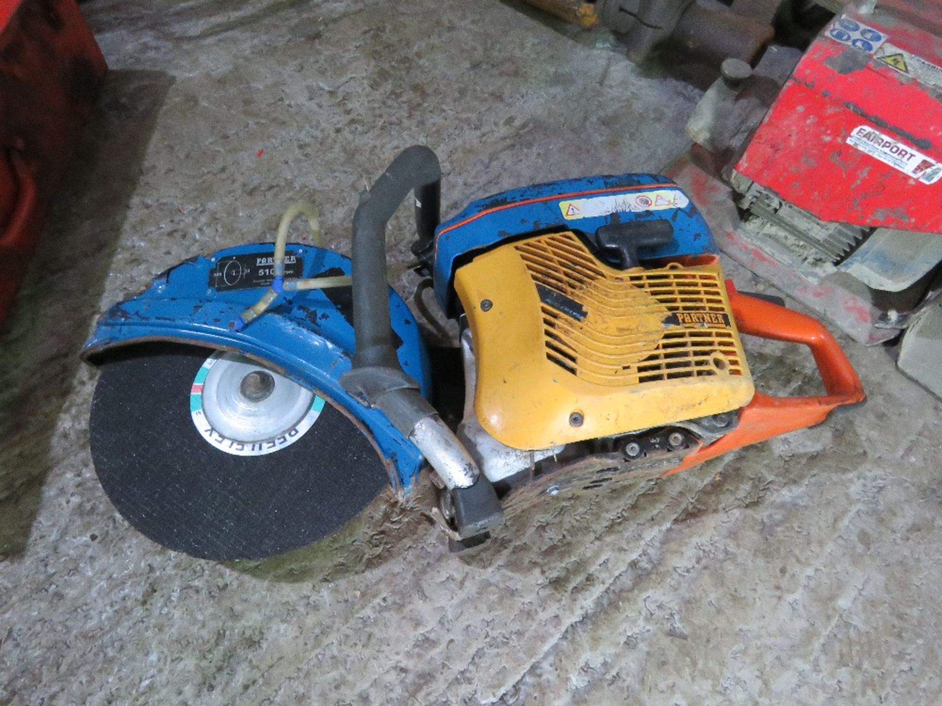 PARTNER PETROL SAW WITH ADISC.