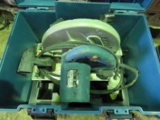 MAKITA 240VOLT CIRCULAR SAW IN A CASE. COMPANY LIQUIDATION STOCK. THIS LOT IS SOLD UNDER THE AUCTI