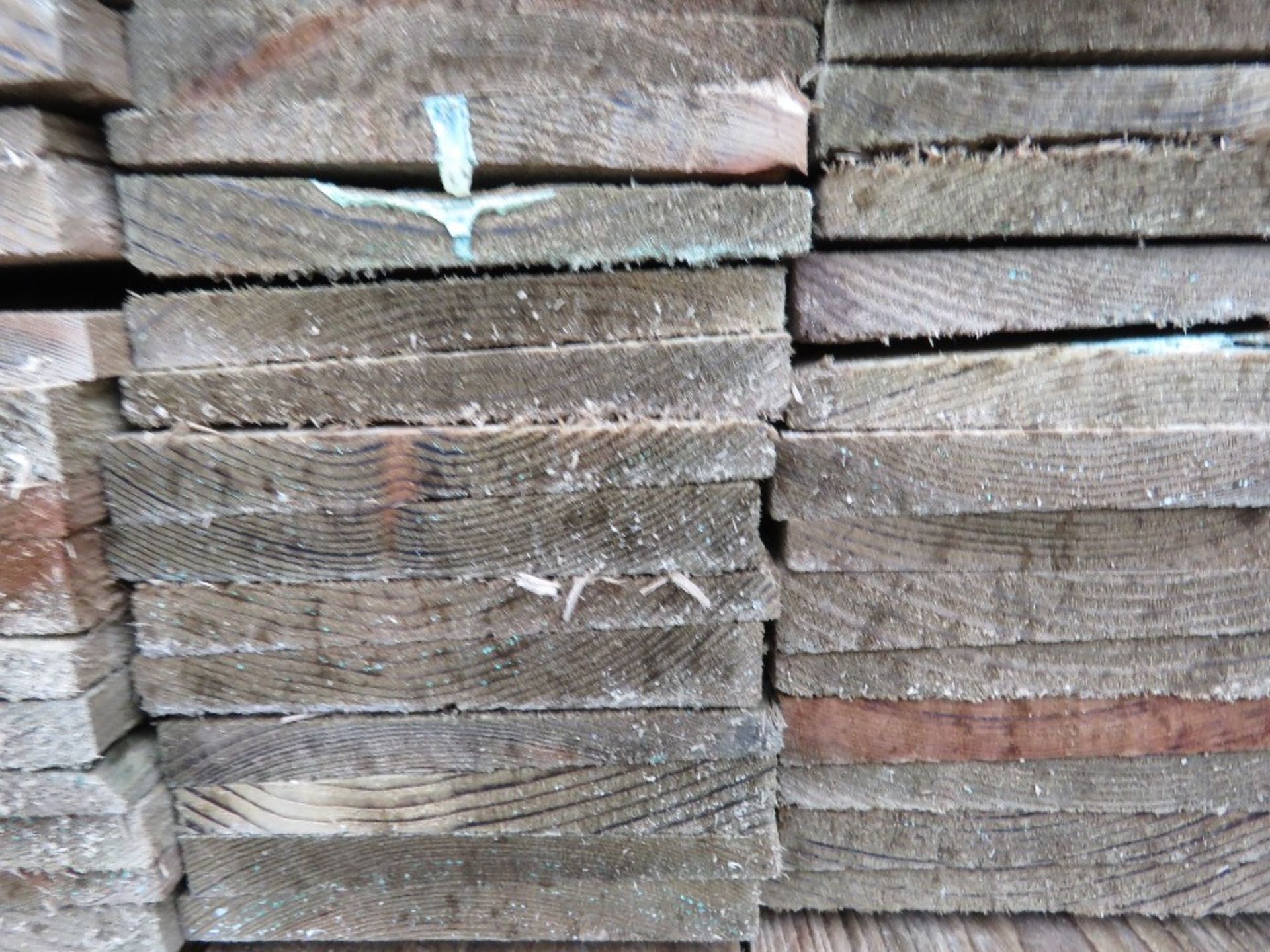 2 X LARGE PACKS OF TREATED FEATHER EDGE TIMBER CLADDING BOARDS: 1.80M LENGTH X 100MM WIDTH APPROX. - Image 7 of 8