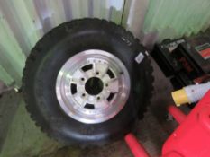 HEAVY DUTY OFF ROAD WHEEL AND TYRE.
