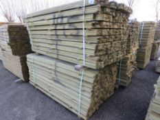 2 X LARGE PACKS OF PRESSURE TREATED VENETIAN PALE/TRELLIS BATTEN SLATS: 1.83M LENGTH X 45MM WIDTH X