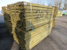 2 X LARGE PACKS OF PRESSURE TREATED VENETIAN PALE/TRELLIS BATTEN SLATS: 1.83M LENGTH X 45MM WIDTH X