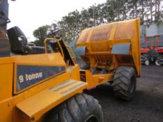 THWAITES 9 TONNE SITE DUMPER, YEAR 2011 BUILD. 4367REC HOURS. SN:SLCM590Z1108C1860. DIRECT FROM LOCA