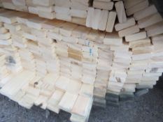 1 X PACK OF UNTREATED VENETIAN PALE FENCE CLADDING TIMBER SLATS: 1.83M LENGTH X 45MM WIDTH X 17MM D