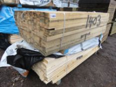 2 X PACKS OF UNTREATED BOARDS/SLATS 70MM X 20MM 1.8M-1.9M LENGTH APPROX.