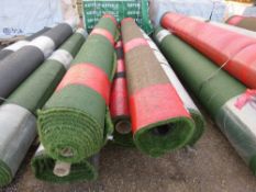 PALLET CONTAINING 5 X ROLLS OF QUALITY FAKE GRASS / ASTRO TURF, 4M WIDTH ROLLS. THIS LOT IS SOLD